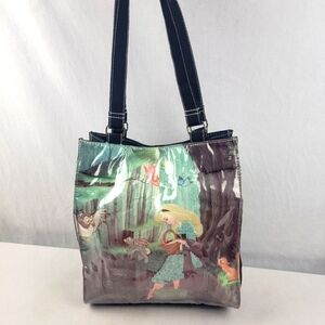 Vintage Disney Y2K Sleeping Beauty beaded plastic cover shoulder bag / tote